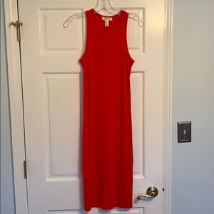 Forever 21 red stretchy dress size small